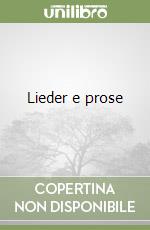 Lieder e prose libro