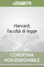 Harvard; facoltà di legge libro