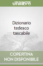 Dizionario tedesco tascabile libro