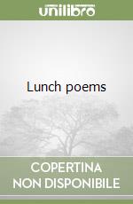 Lunch poems libro