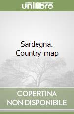 Sardegna. Country map libro