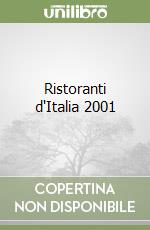 Ristoranti d'Italia 2001 libro