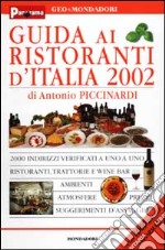 Guida ai ristoranti d'Italia 2002 libro