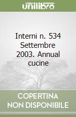 Interni n. 534 Settembre 2003. Annual cucine libro