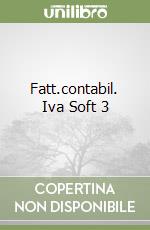 Fatt.contabil. Iva Soft 3 libro