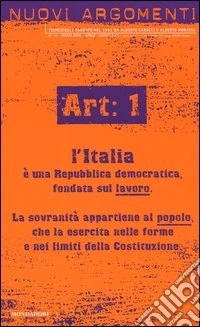 Nuovi argomenti n. 34 libro