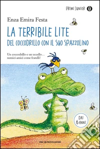 La terribile lite del coccodrillo con il suo spazzolino libro