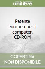 Patente europea per il computer. CD-ROM