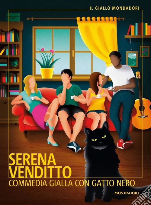 Commedia gialla con gatto nero
