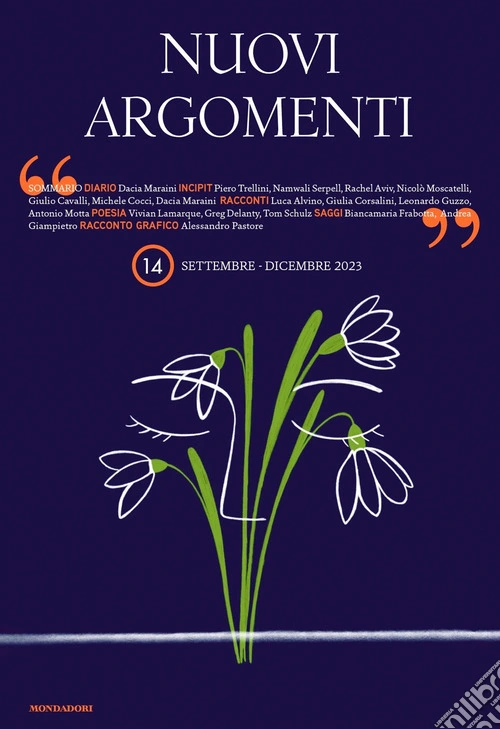 Nuovi Argomenti (2023). Vol. 3