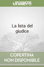 La lista del giudice libro