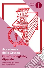 Giusto, sbagliato, dipende. Le risposte ai tuoi dubbi sulla lingua italiana libro