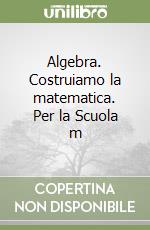 Algebra. Costruiamo la matematica. Per la Scuola m libro