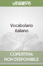 Vocabolario italiano libro