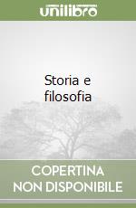 Storia e filosofia libro