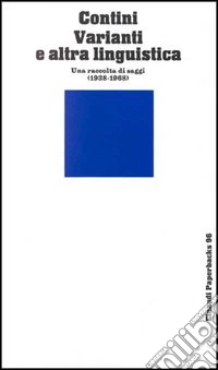 Varianti e altra linguistica