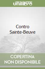 Contro Sainte-Beuve