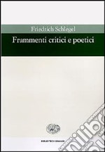 Frammenti critici e poetici libro