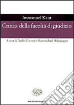 Critica della facoltà di giudizio libro