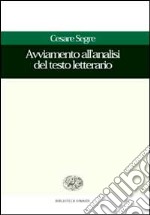 Avviamento all'analisi del testo letterario libro