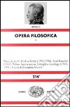 Opera filosofica. Vol. 1 libro di Novalis Moretti G. (cur.)