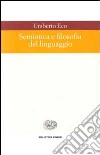Semiotica e filosofia del linguaggio libro