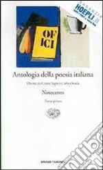 Antologia della poesia italiana. Vol. 8: Novecento libro