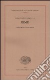 Rime libro