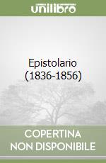 Epistolario (1836-1856) libro