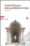 Arte e architettura libro di Wittkower Rudolf