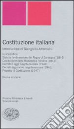 Costituzione italiana libro