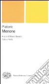 Menone. Testo greco a fronte libro