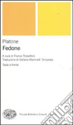 Fedone. Testo greco a fronte libro