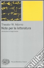 Note per la letteratura libro