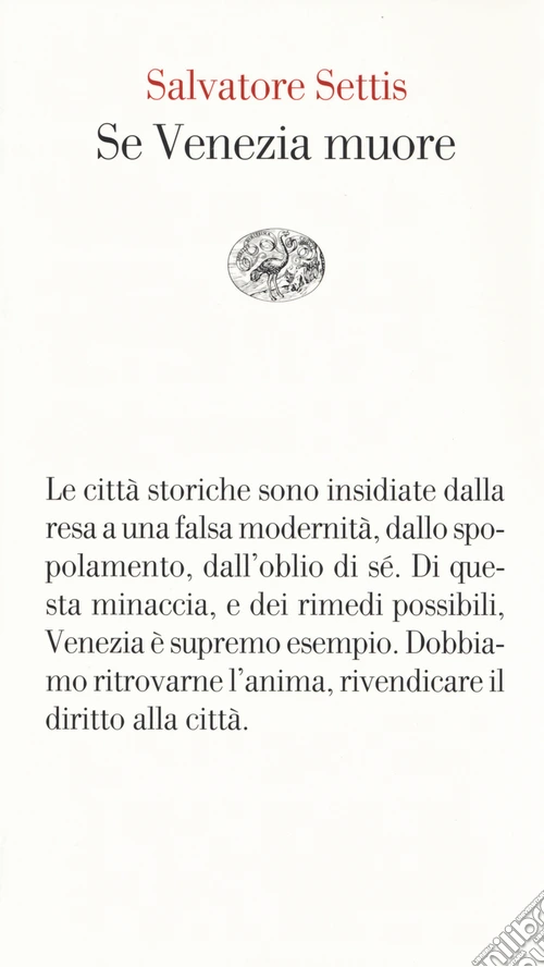 Se Venezia muore