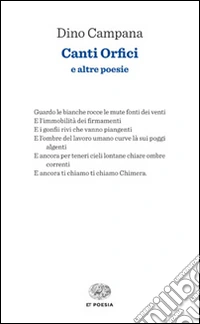 Canti orfici
