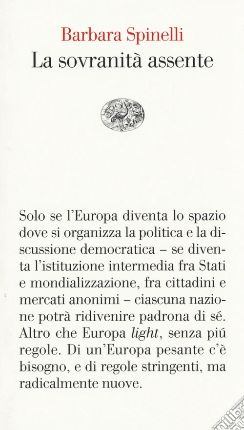 La sovranità assente