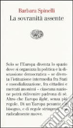 La sovranità assente libro