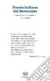 Poesia italiana del Novecento libro