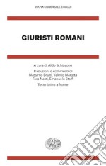 Giuristi romani. Testo latino a fronte libro