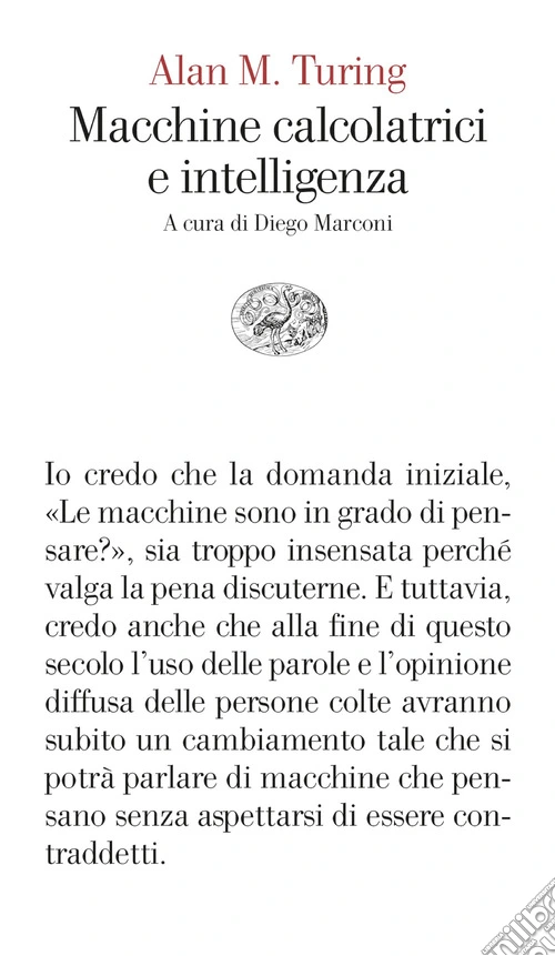 Macchine calcolatrici e intelligenza