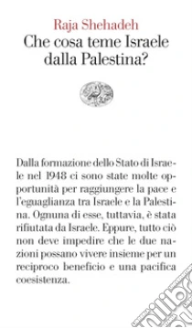 Che cosa teme Israele dalla Palestina?