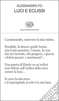 Luci e eclissi libro