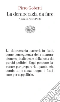 La democrazia da fare libro