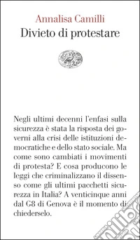 Divieto di protestare libro