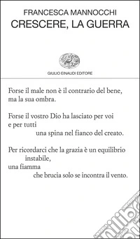 Crescere, la guerra libro
