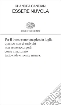 Essere nuvola libro