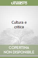 Cultura e critica libro