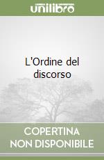 L'Ordine del discorso libro