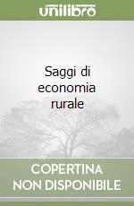 Saggi di economia rurale libro